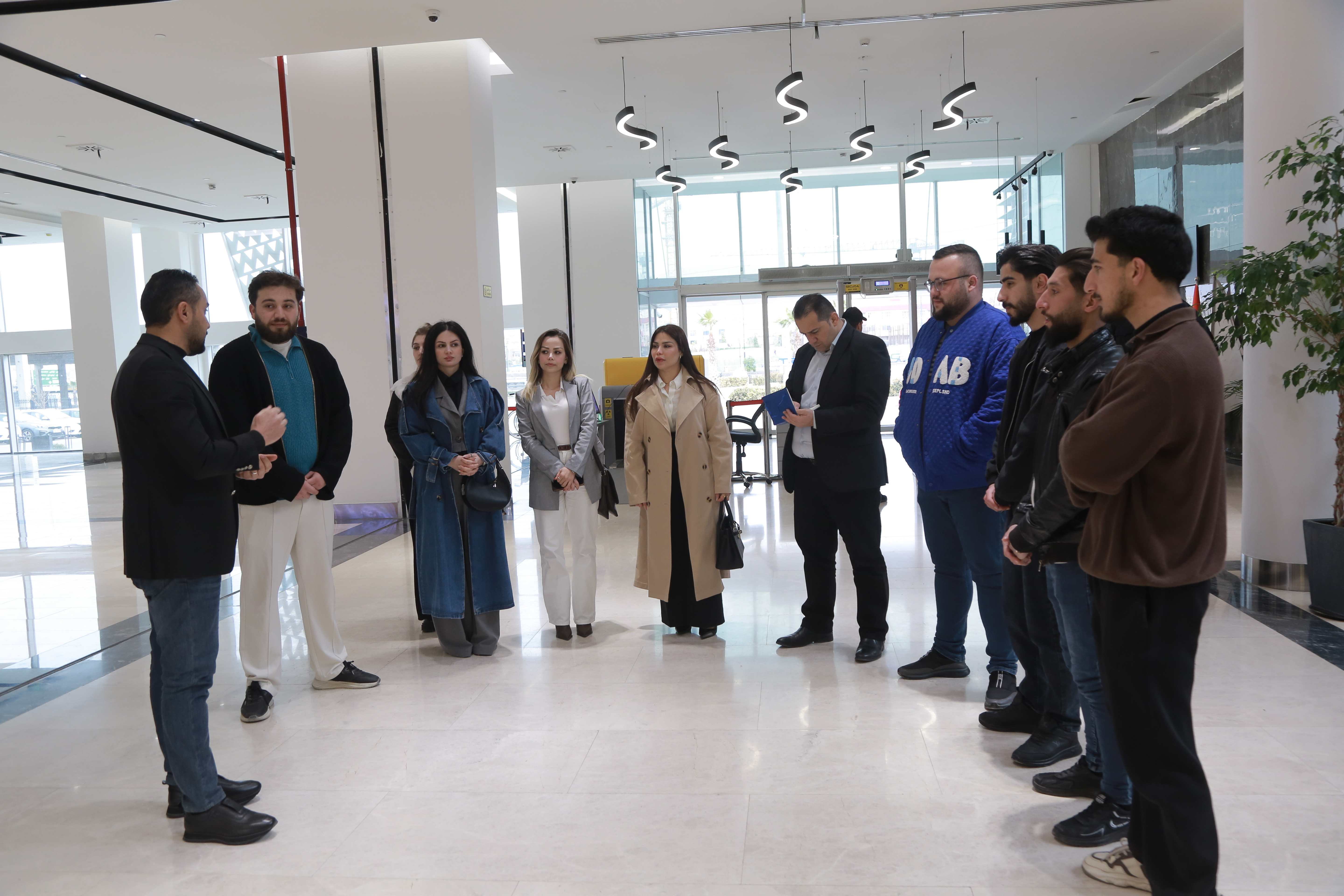 Nawroz University Students Visit Duhok International Terminal