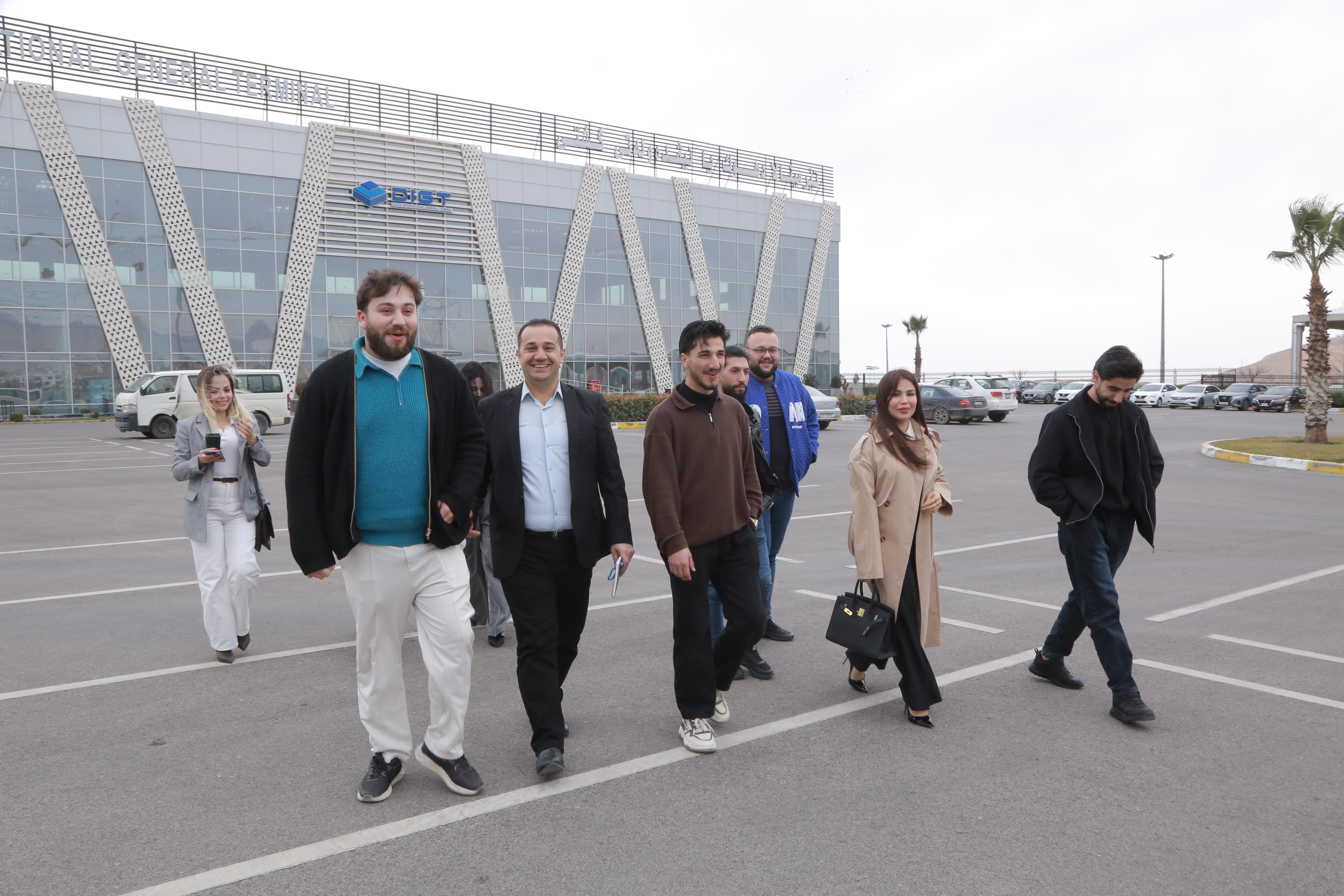 Nawroz University Students Visit Duhok International Terminal
