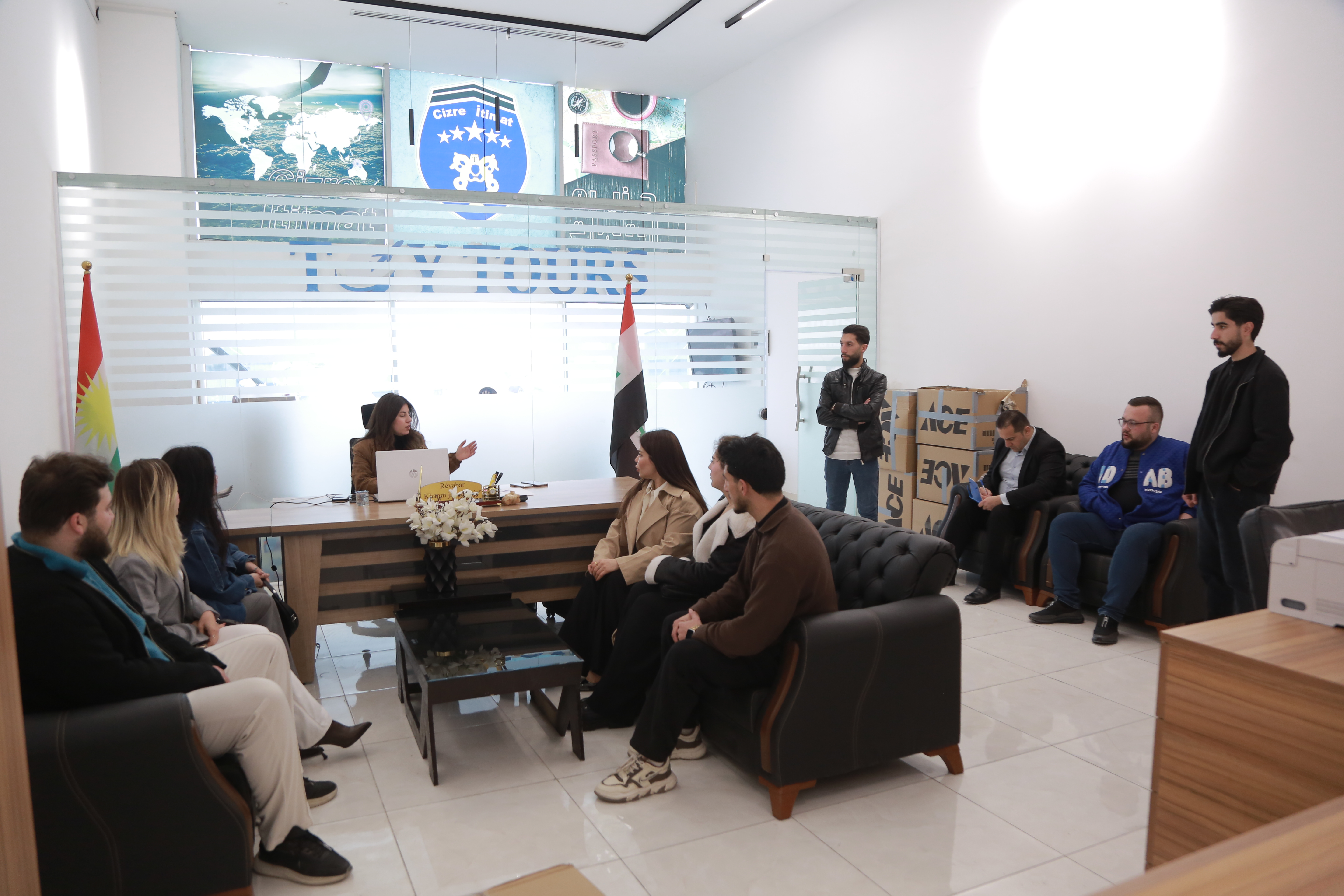 Nawroz University Students Visit Duhok International Terminal