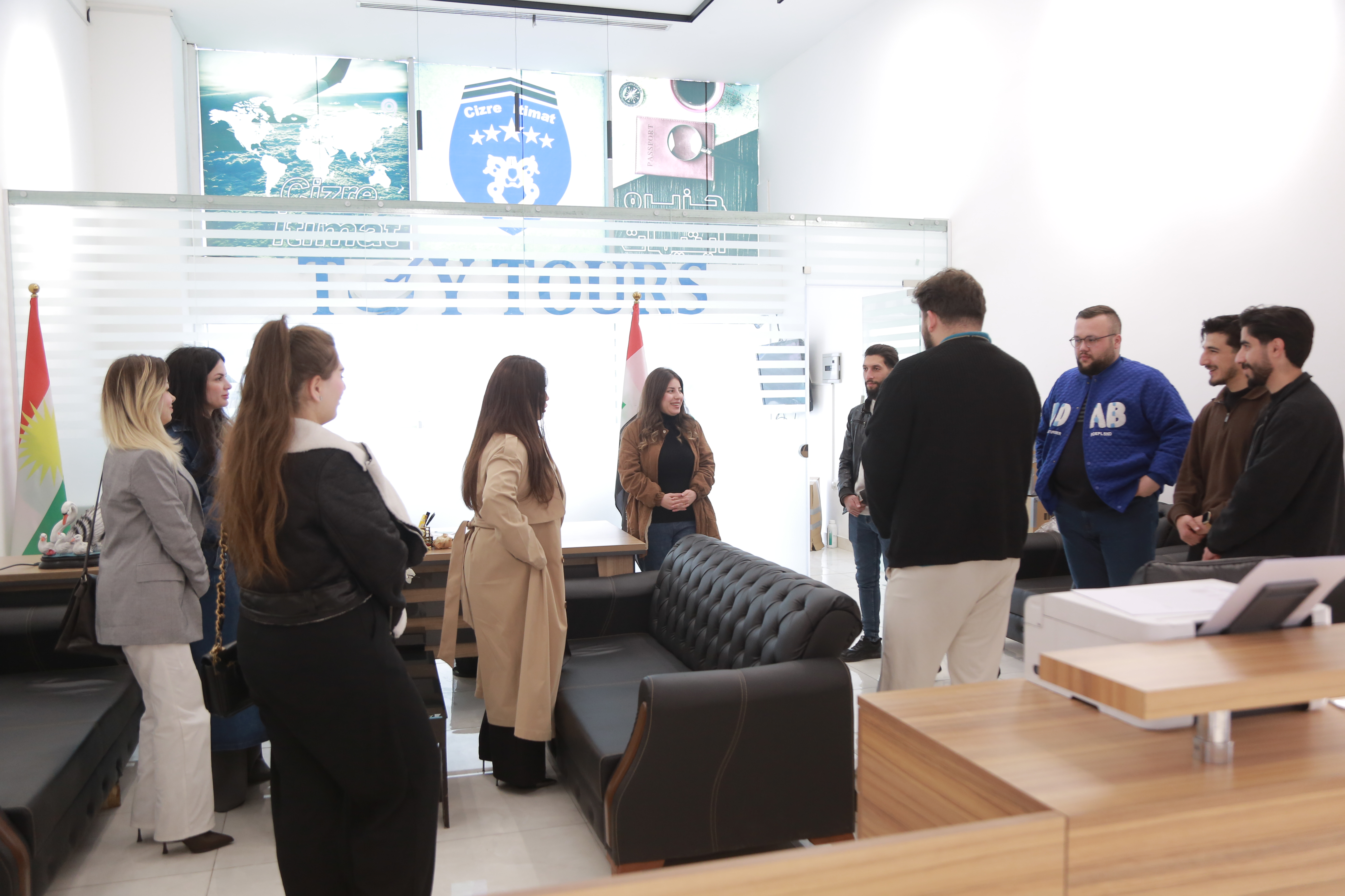 Nawroz University Students Visit Duhok International Terminal