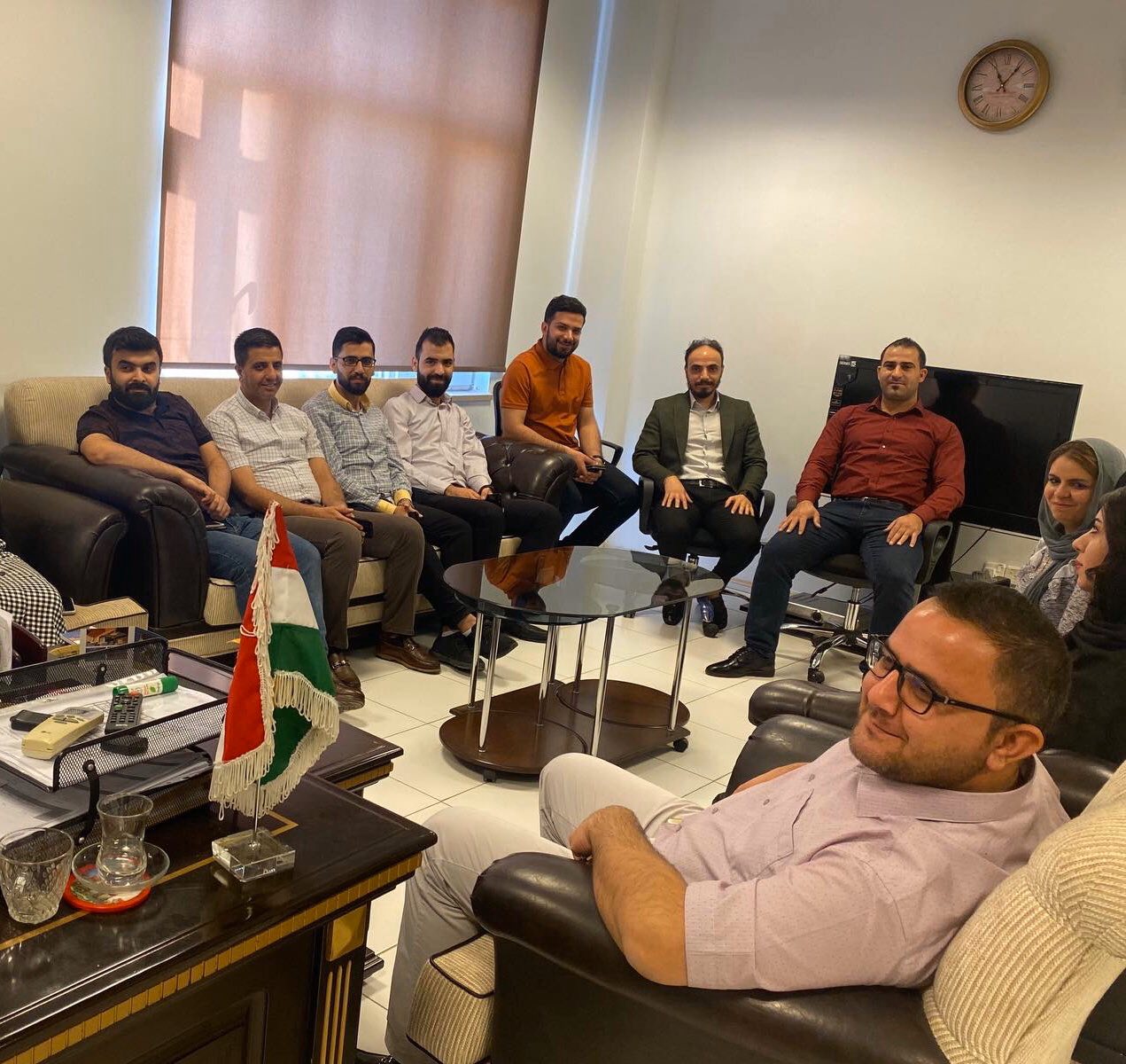 Meeting with the staff of the college of language